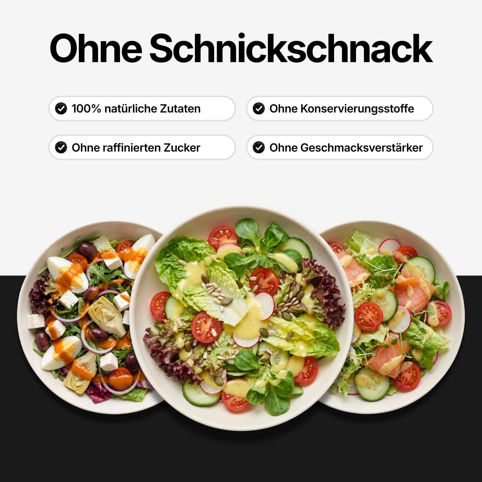 Keypoints zu Probierpaket: 100% natürliche Zutaten, ohne raffinierten Zucker, ohne Konservierungsstoffe, ohne Geschmacksverstärker