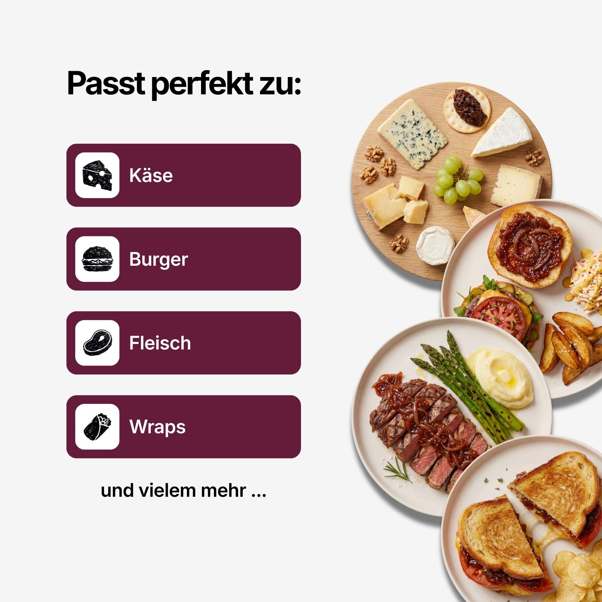 Zwiebel-Chutney passt zu Käse, Burger, Fleisch und Wraps