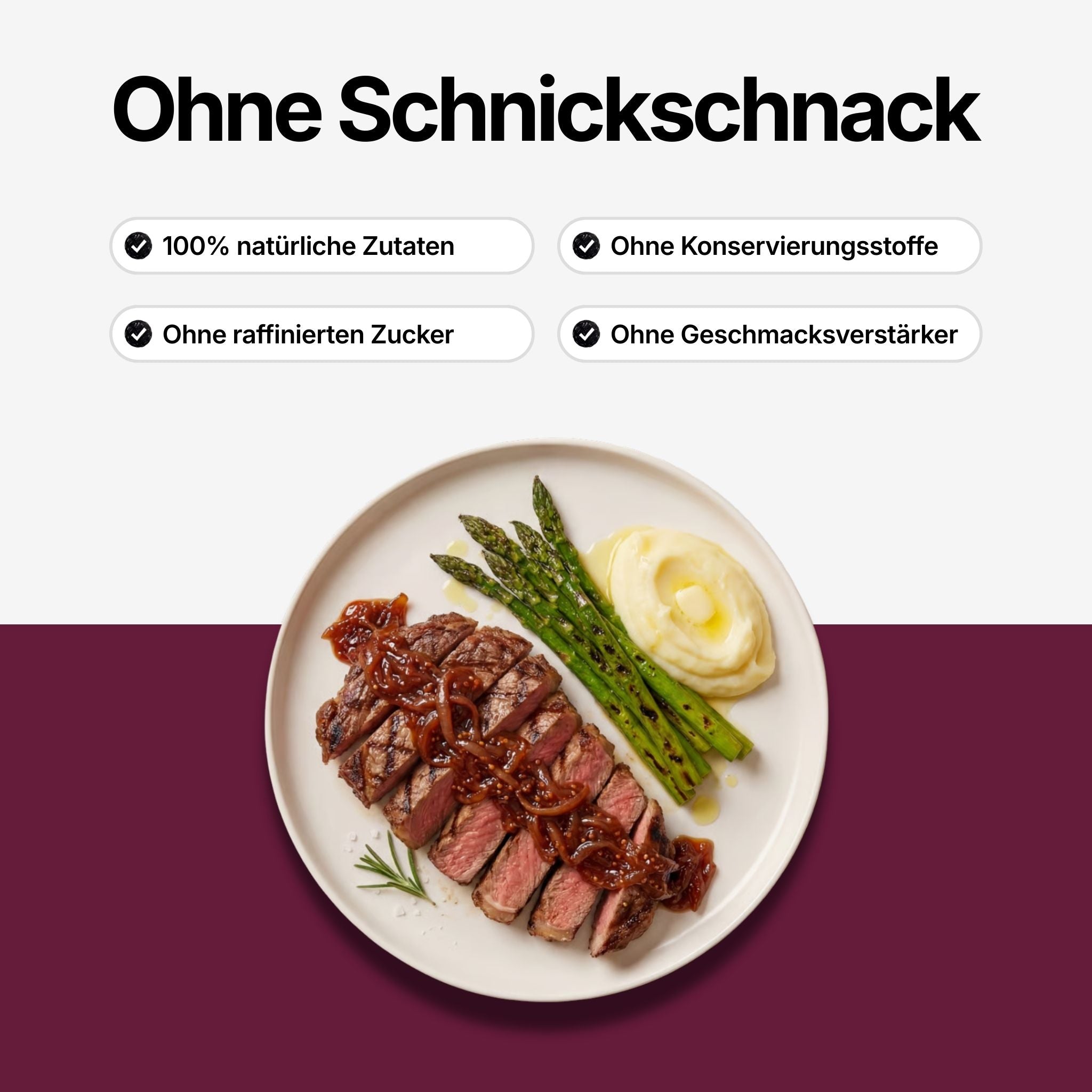 Keypoints zu Zwiebel-Chutney: 100% natürliche Zutaten, ohne raffinierten Zucker, ohne Konservierungsstoffe, ohne Geschmacksverstärker