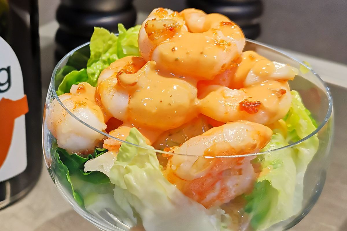 Garnelen-Cocktail mit Mediterran Dressing