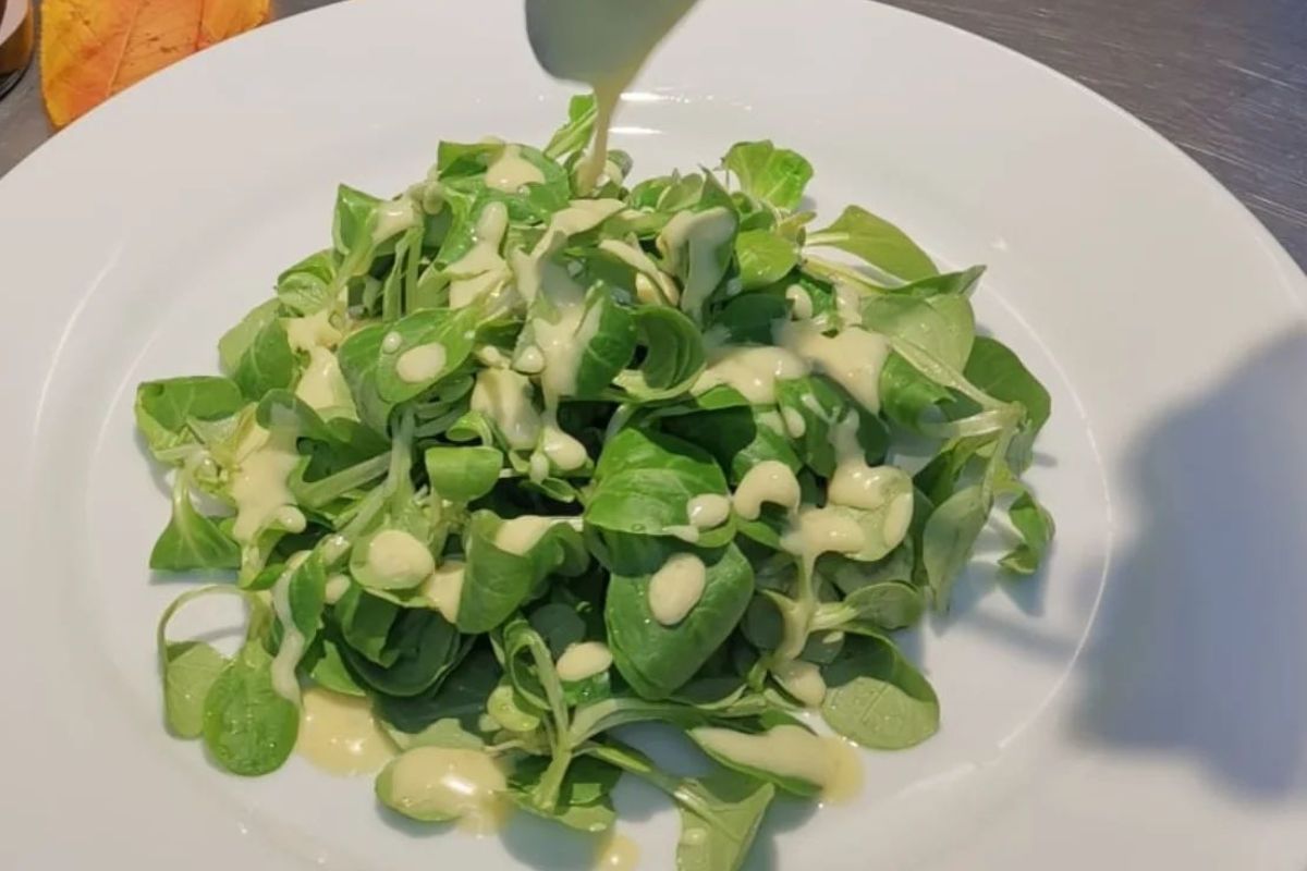 Kartoffeldressing für Feldsalat