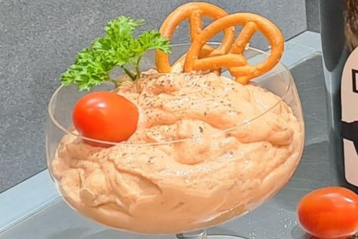Tomaten-Quark-Dip mit getrockneten Tomaten