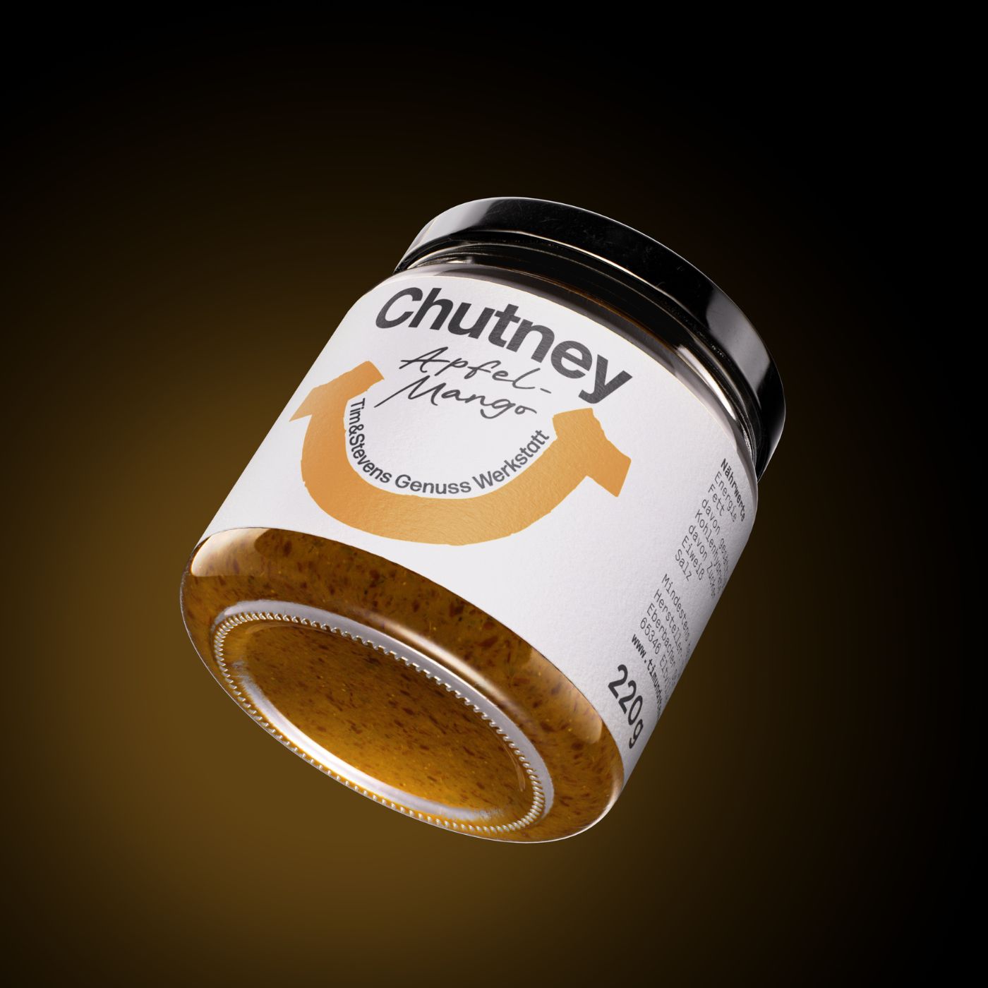 Tim & Stevens Apfel-Mango-Chutney im Glas